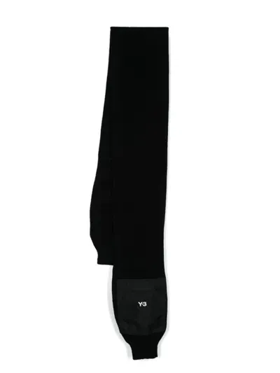 Y-3 Sleeve Scarf In Black