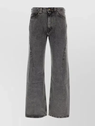 Y/project Evergreen Straight-leg Jeans In Gray