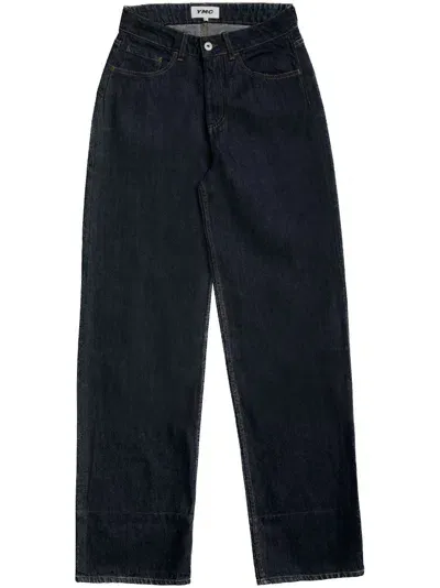 Ymc You Must Create Nash Wide-leg Jeans In Blue