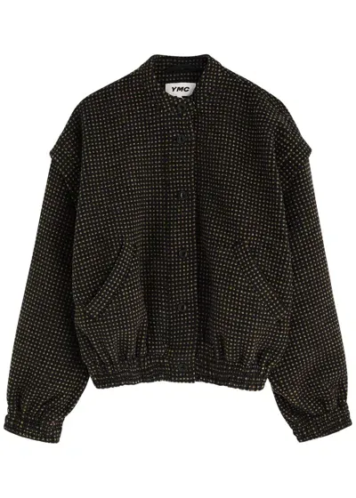 Ymc You Must Create Ymc Jordan Patterned Wool Jacket In Black