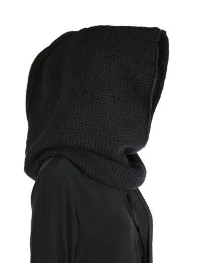 Yohji Yamamoto Button-up Hooded Warmer In Black