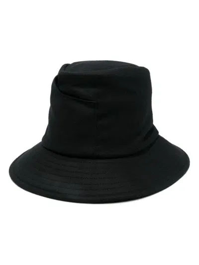 Yohji Yamamoto Felted Hat In Black