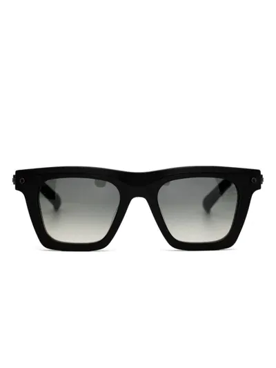 Yohji Yamamoto Square-frame Sunglasses In Black