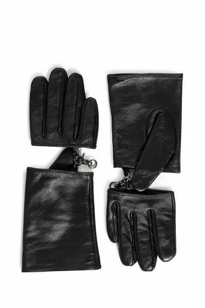 Yohji Yamamoto Woman Black Gloves