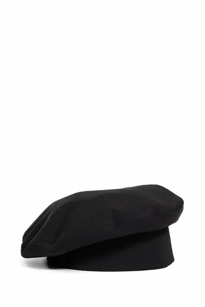 Yohji Yamamoto Woman Black Hats