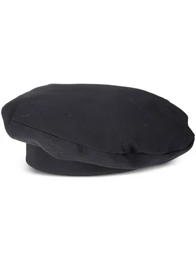 Yohji Yamamoto Wool Beret In Black