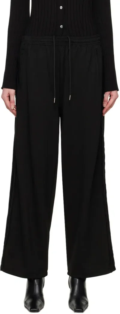 Youth Black Drawstring Lounge Pants