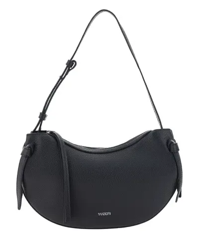 Yuzefi Fortune Cookie Shoulder Bag In Black