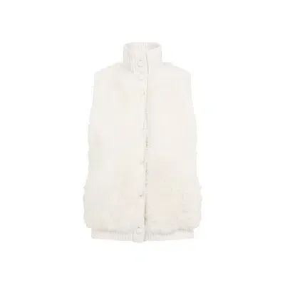 Yves Salomon Jacket In White