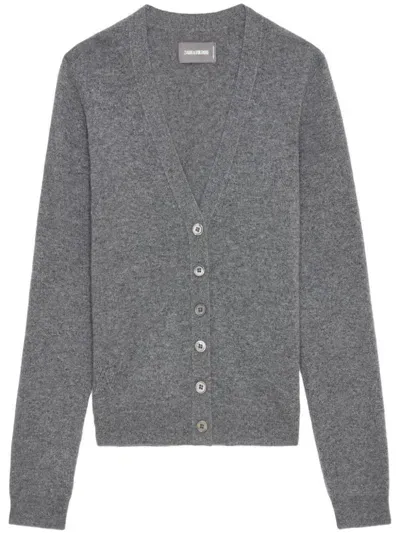 Zadig & Voltaire Jemmy Cardigan In Grey