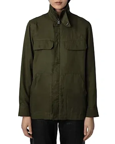 Zadig & Voltaire Kayaka Utility Jacket In Multi