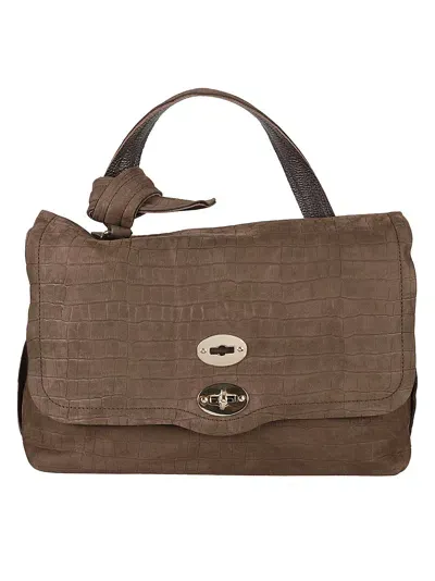 Zanellato Postina Jones Shoulder Bag In Brown