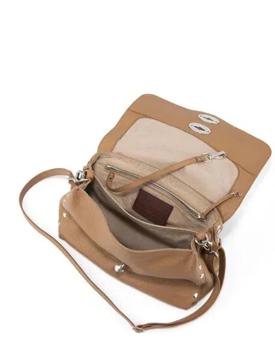 Zanellato Postina S Leather Handbag In Brown