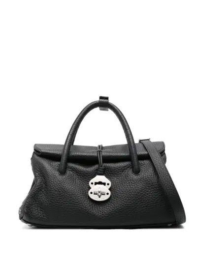 Zanellato Small Dotta Bag In Black