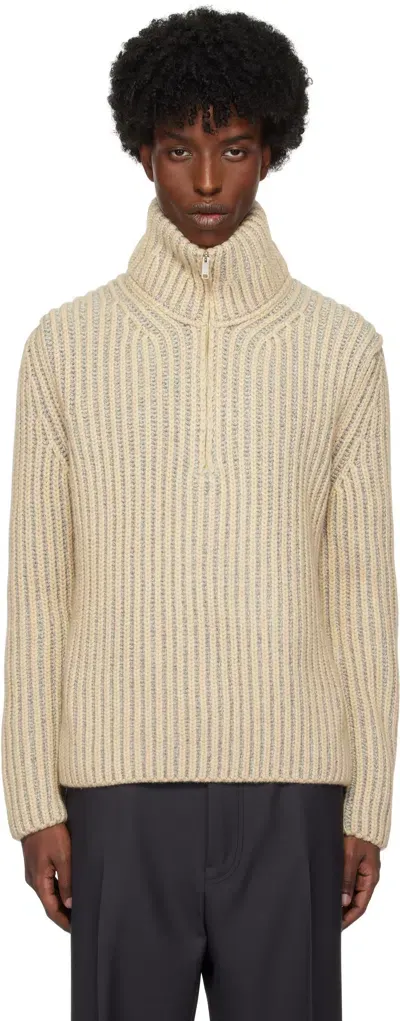 Zegna Beige Oasi Cashmere Sweater In Kn0