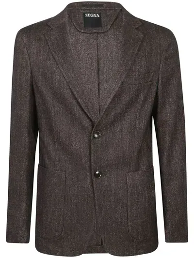 Zegna Jackets In Brown