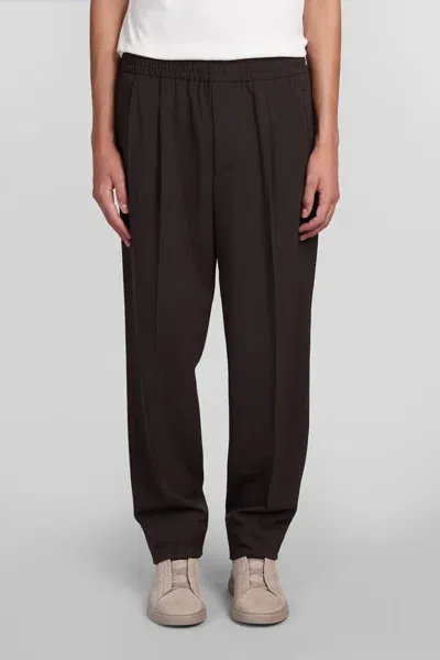 Zegna Pants In Brown