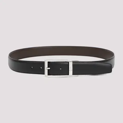 Zegna Reversible Belt In Brown