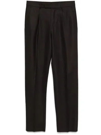 Zegna Tailored Pants In Brown