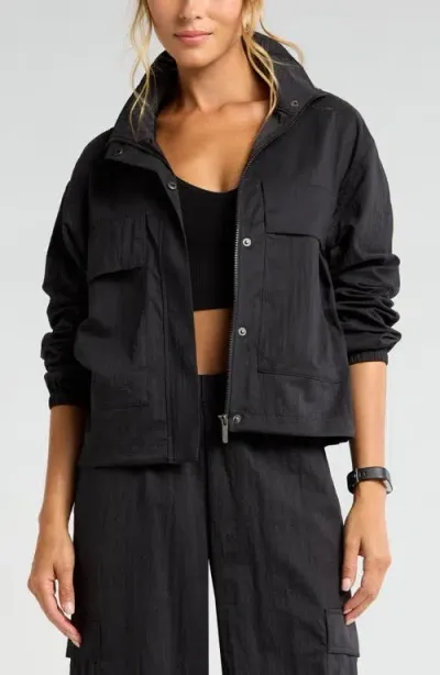 Zella Boundless Utility Jacket In Black