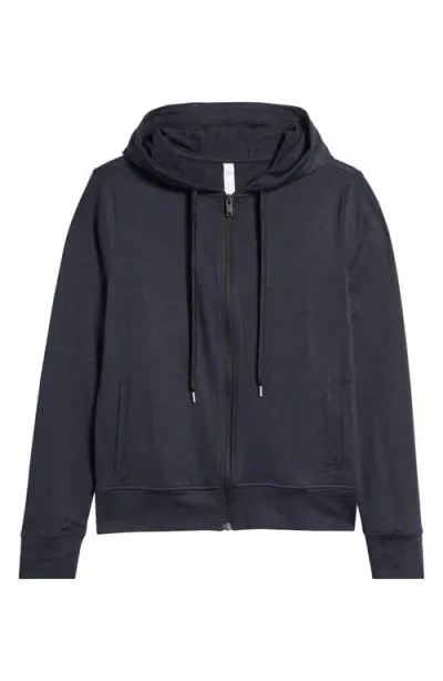 Zella Restore Soft Zip-up Hoodie In Black