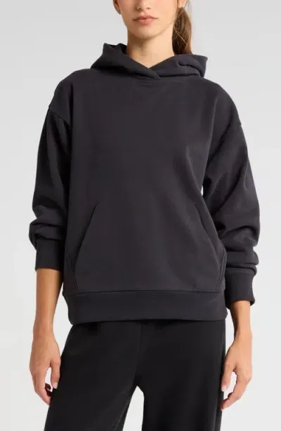 Zella Ultra Cozy Pullover Hoodie In Black