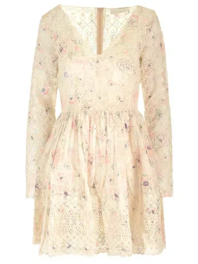 Zimmermann Halliday Mini Dress In Multi