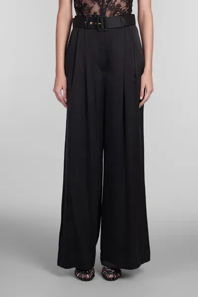 Zimmermann Pants In Black Silk