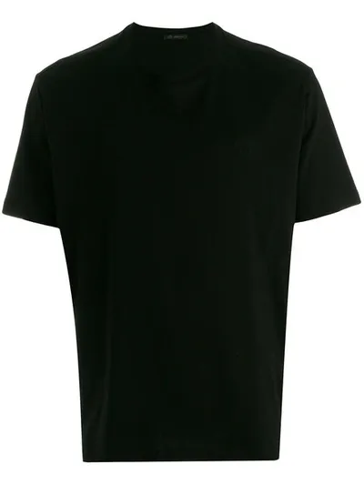 Versace Medusa Logo T-shirt In Black