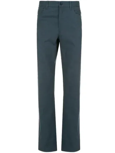 Cerruti 1881 Straight-leg Trousers In Blue