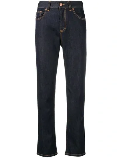 Fiorucci Straight Leg Jeans In Blue