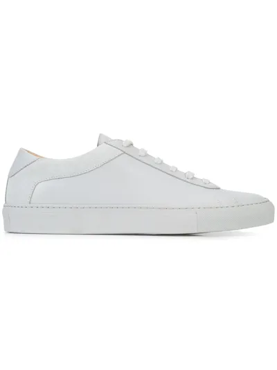 Koio Capri Tonal Leather Low-top Sneakers In Alpine