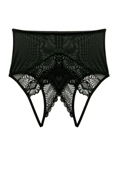 Only Hearts Whisper Sweet Nothings Coucou Hi Waist Brief In Black