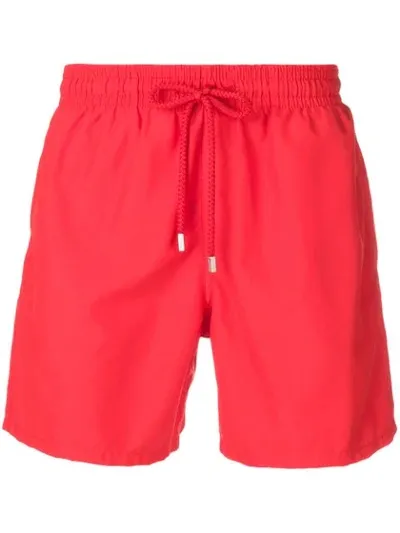 Vilebrequin Klassische Badeshorts In Red