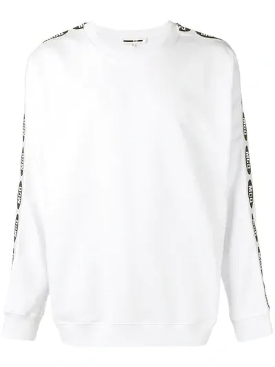 Mcq By Alexander Mcqueen Logo Tape Sweatshirt In White