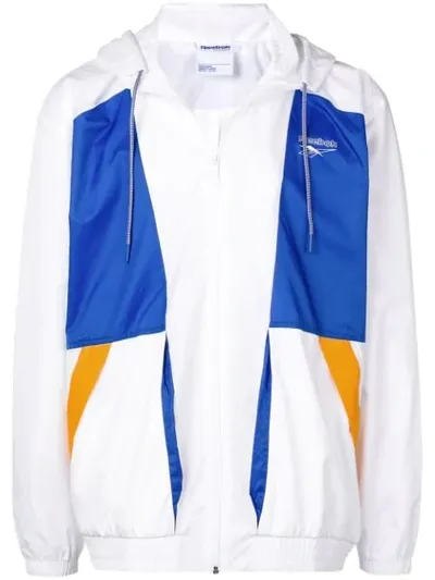 Reebok Colour-block Jacket In White