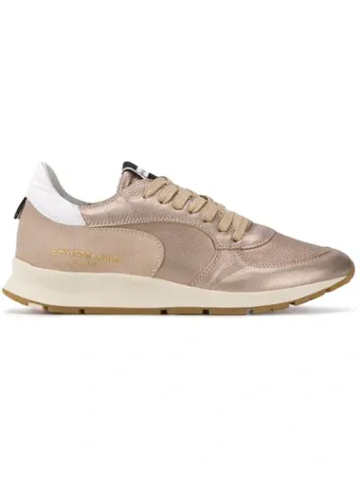 Philippe Model Montecarlo Sneakers In Gold