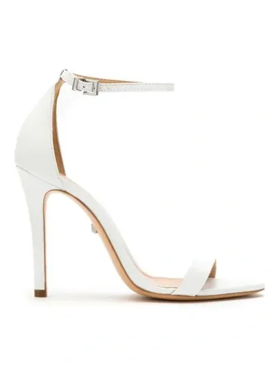 Schutz Open Toe Pumps In White