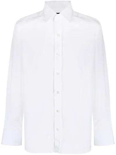 Tom Ford Slim Fit Dress Shirt In White