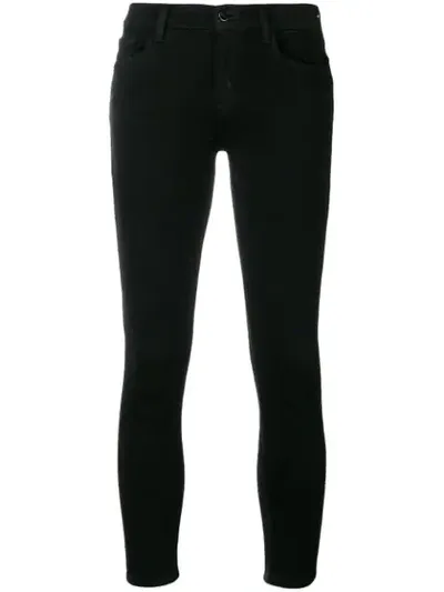 J Brand 835 Capri Skinny Jeans In Black