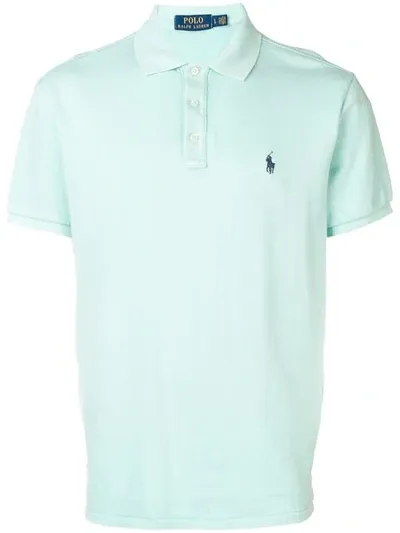 Ralph Lauren Embroidered Logo Polo Shirt In Green