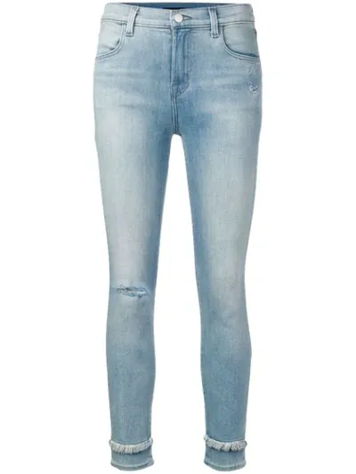 J Brand Alana High Rise Jeans In Blue