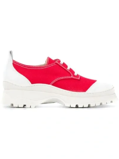 Nicole Saldaã±a Colour Block Sneakers In Red