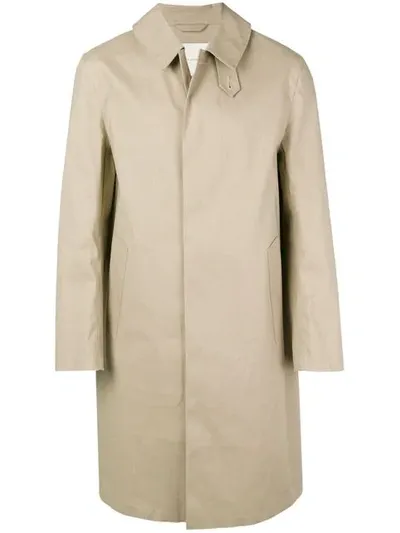 Mackintosh Fawn Bonded Cotton 3/4 Coat Gr-001 In Neutrals