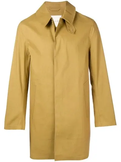 Mackintosh Autumn Bonded Cotton Short Coat Gr-002 In Neutrals