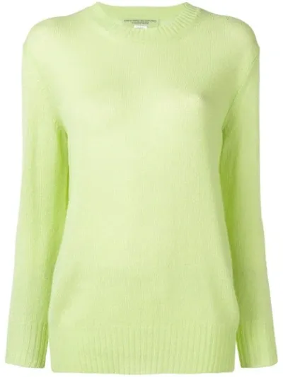 Ermanno Scervino Embroidered Logo Jumper In Green