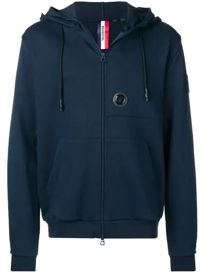 Rossignol Basic Zipped Hoodie In Blue