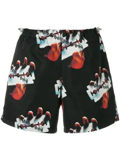 Misbhv The Razor Shorts In Black