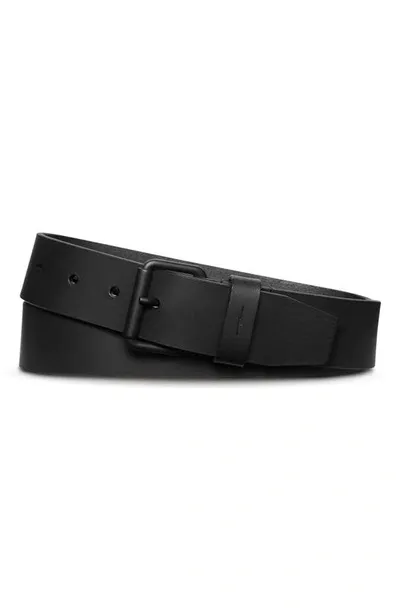 Shinola Men's Rambler Bridle Bm Leather Belt In Black