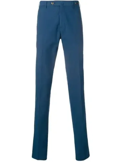 Pt01 Slim Fit Chinos In Blue